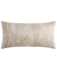 Rose Tree Hannah Woven Cheetah Boudoir Decorative Pillow, 26" x 13"