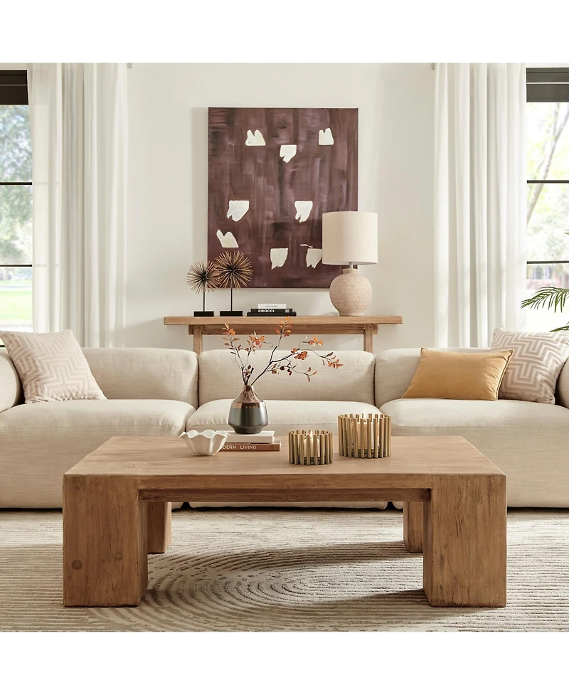 Danya B Pela Pillar Ring Warm Gold Midcentury Modern Votive Hurricane Candle Holders - Set of 2