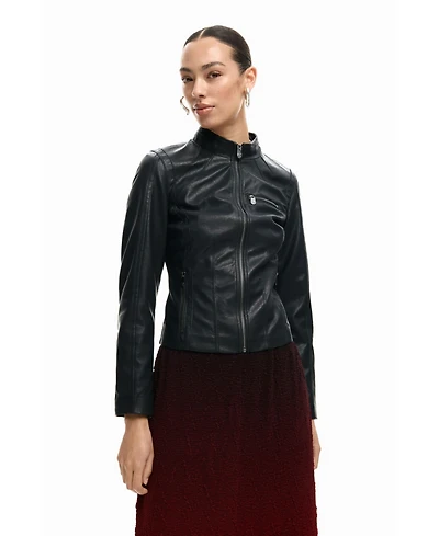 Desigual Women's Mandarin collar jacket