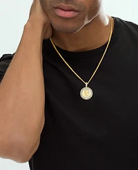 Macy's Men's Diamond Charm (1/6 ct. t.w.) in 10k Yellow Gold