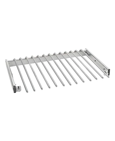 Rev-a-Shelf 24" Pullout Closet Wire Pant Rack for 13 Pairs, Chrome, Psc-2414CR