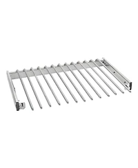 Rev-a-Shelf 24" Pullout Closet Wire Pant Rack for 13 Pairs, Chrome, Psc-2414CR