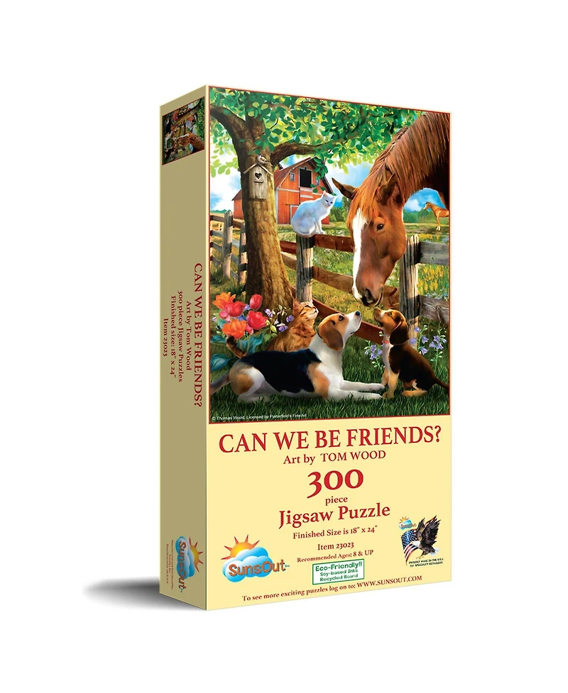 SunsOut Can We Be Friends 300 piece Jigsaw Puzzle for Adults