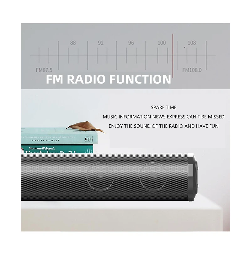 Artudatech 4-Speaker Sound Bar with Wireless Bass, Bluetooth 5.0, Tws & Multiple Inputs