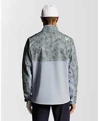 Lyle & Scott Men's Golf Printed Half Zip Windjammer Jacket