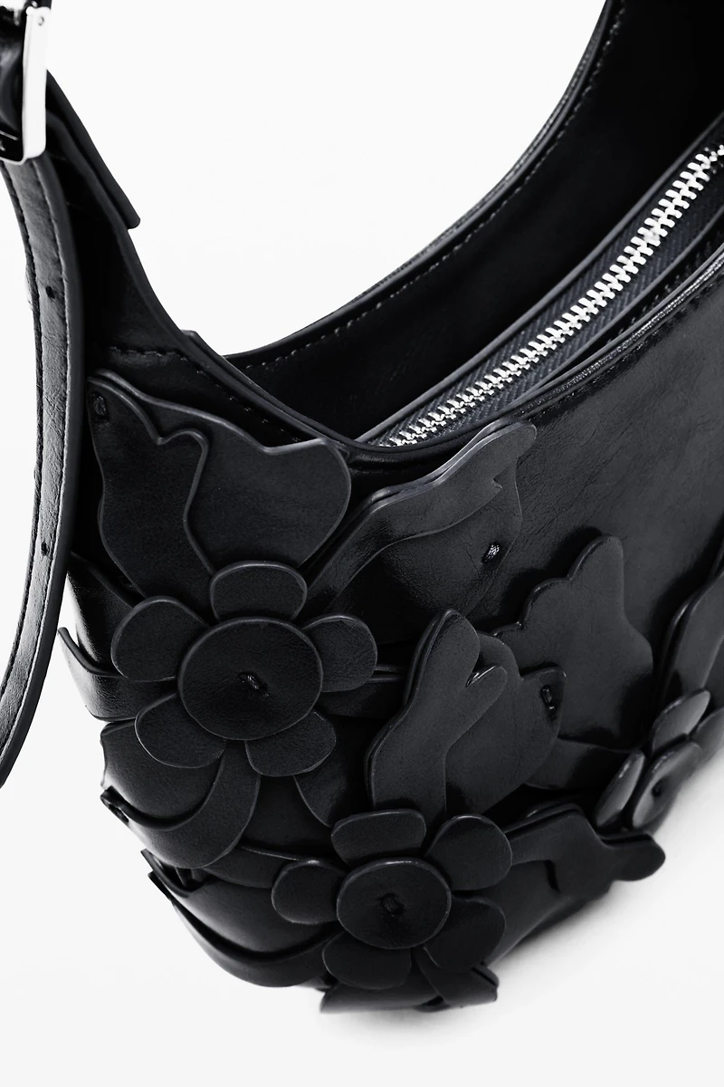 Desigual Women's Small floral applique bag