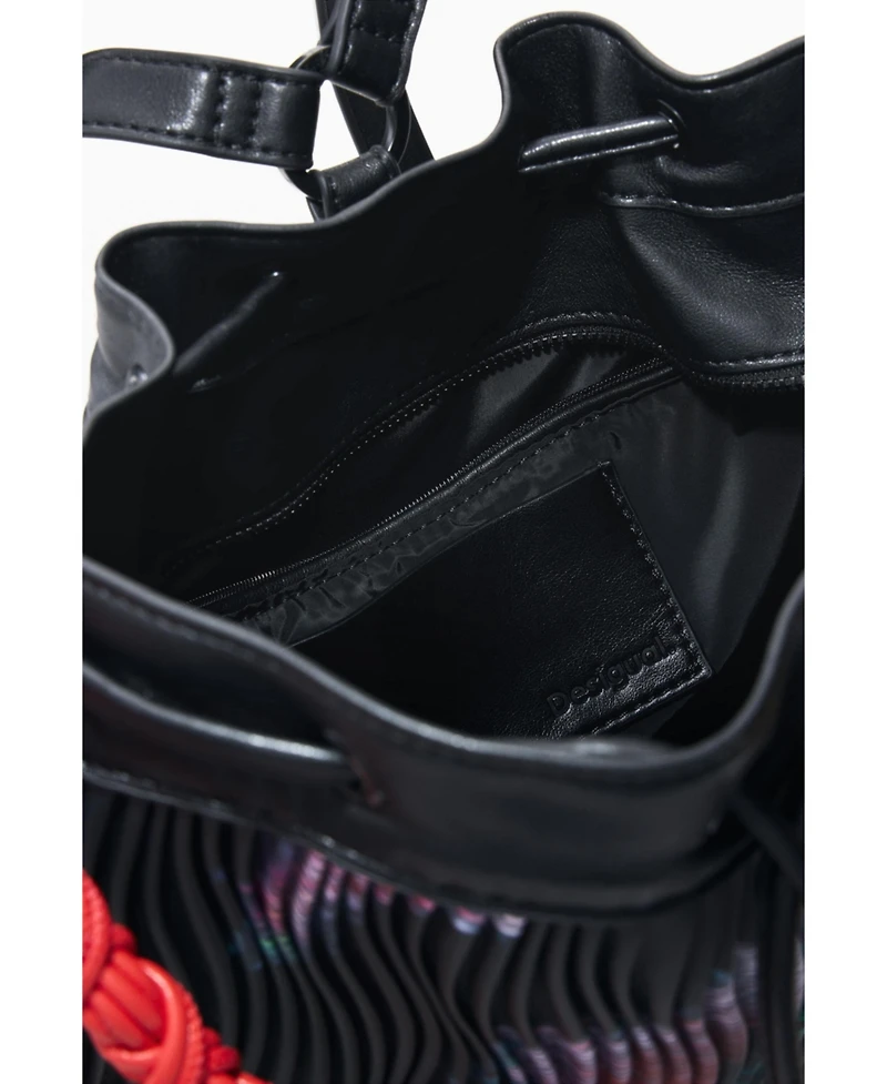 Desigual Women's Medium backpack with floral texture