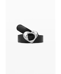 Desigual Women's Leather Belt Heart