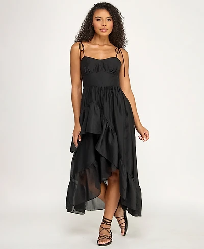 Seni & Cade Women's Ruffle Tiered Midi Dress
