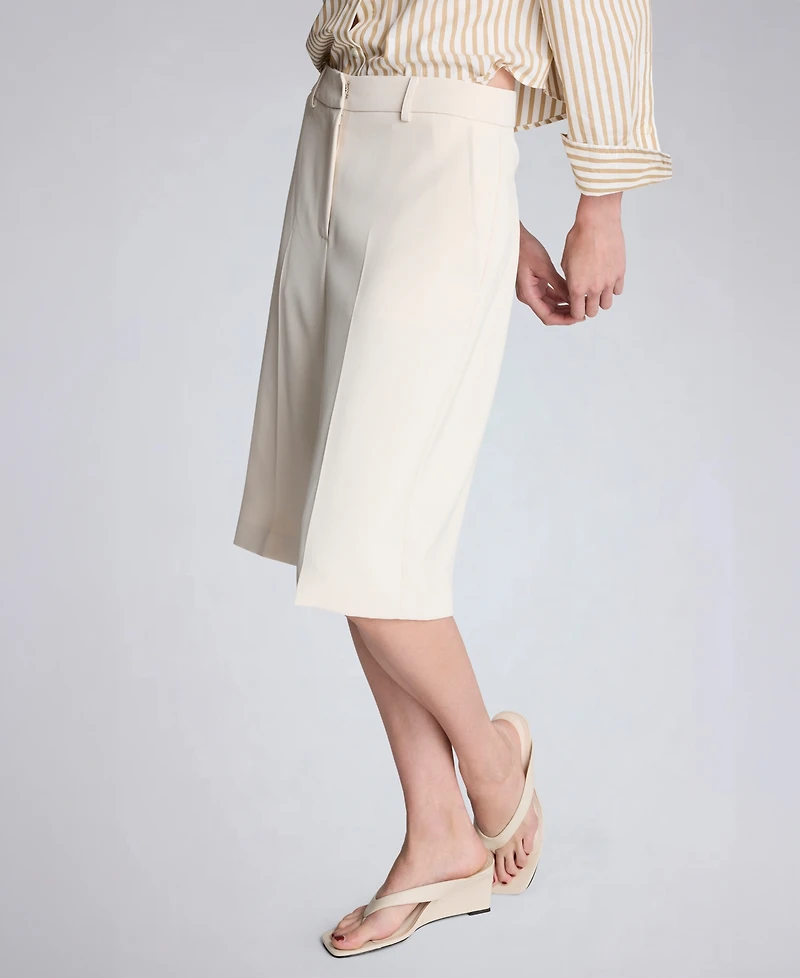 Kenneth Cole Women's Fly Front High Rise Pant