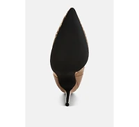 Fat Cat Abstract Pattern Lace-Up Ankle Boots