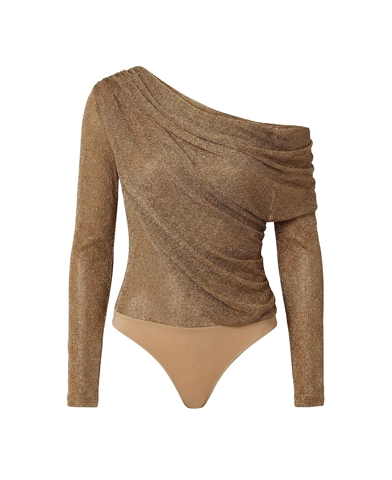 Jluxlabel Women's Opulent Metallic Bodysuit