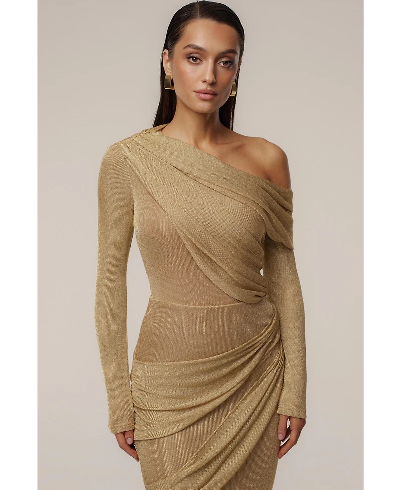 Jluxlabel Women's Opulent Metallic Bodysuit