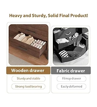 gaomon 52" Wide 7-Drawer Wooden Freestanding Dresser with Storage