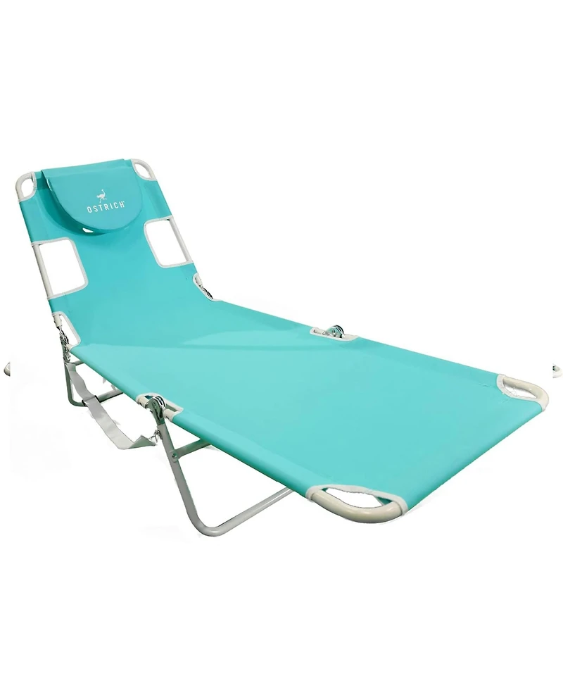 Ostrich Chaise Lounge, Versatile Facedown Beach Camping Pool Tanning Chair