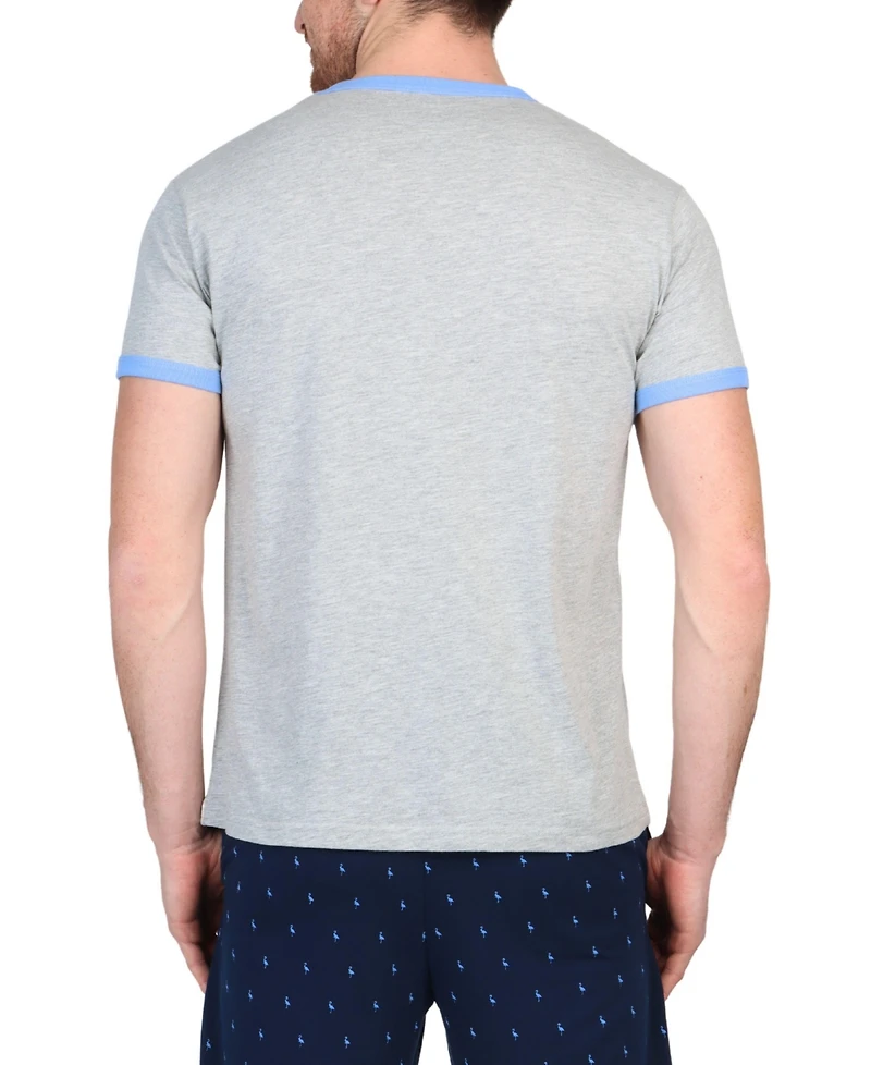 Tailorbyrd Men's The Jersey Crew Neck Contrast Tee