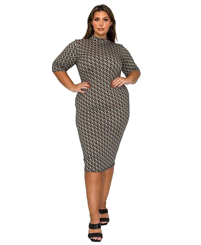 L I V D Plus Gallarda Midi Dress