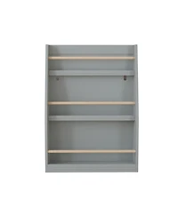 Streamdale Furniture + 3 Tier + Wood (or Mdf if applicable) + Gray Finish + Kids Bookshelf