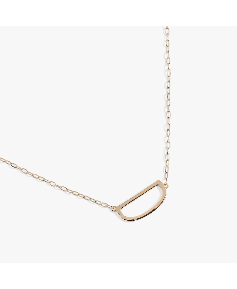 Alex and Ani Precious Elongated Initial D