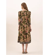 Celina Moon Women's Mirellie Midi Dress