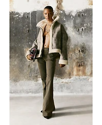 Desigual Women's Flared Long Trousers