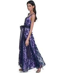 Eliza J Women's Square Neck Ball Gown