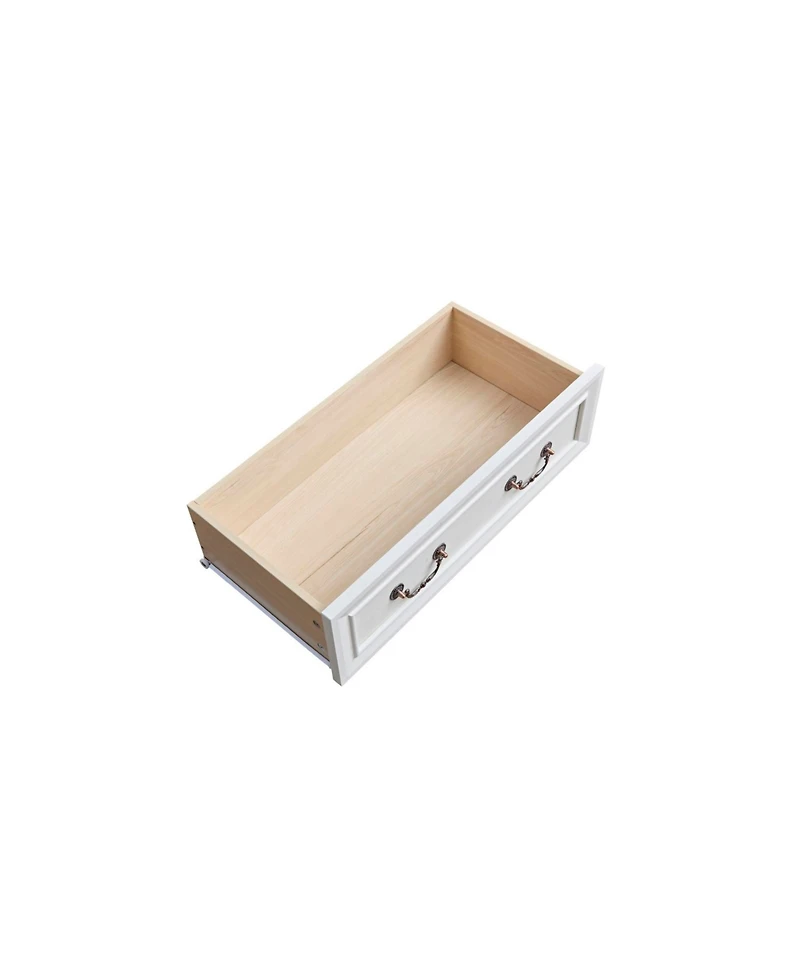 Streamdale Furniture Farmhouse 5-Drawer Chest with Wooden Base