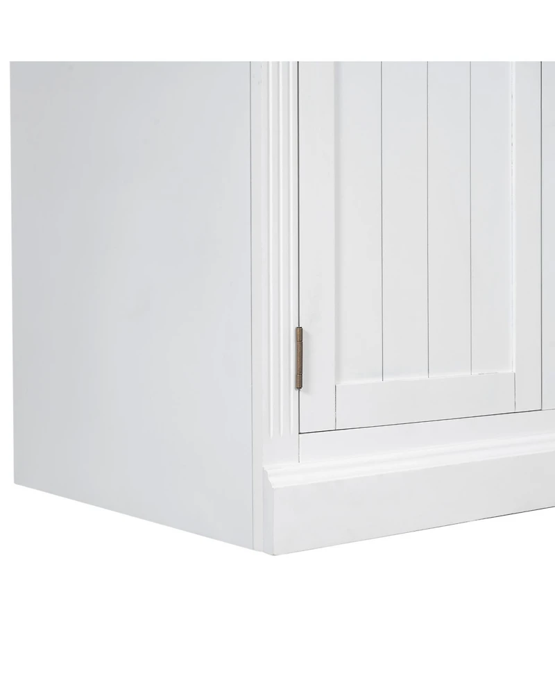 Streamdale Furniture Bookshelf with Desk & Lighting