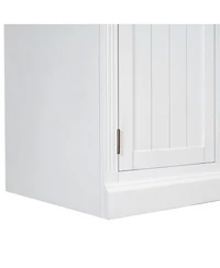 Streamdale Furniture Bookshelf with Desk & Lighting