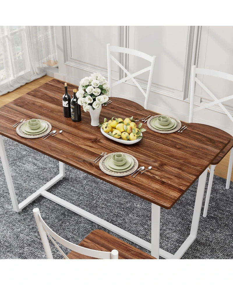 Streamdale Furniture 6-Piece Dining Set- Kitchen Table for Small Spaces