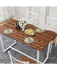 Streamdale Furniture 6-Piece Dining Set- Kitchen Table for Small Spaces