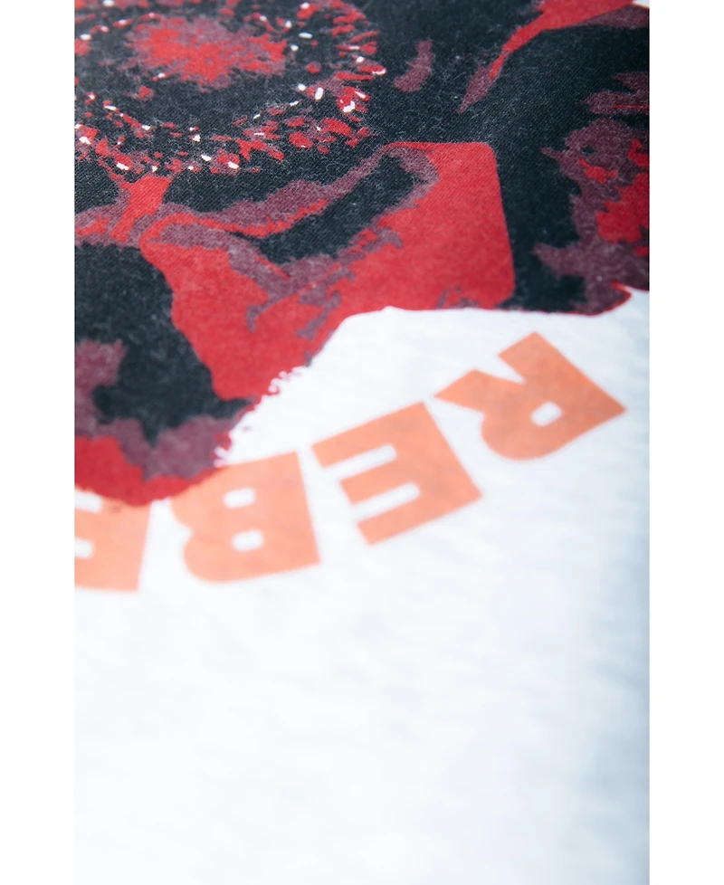 Colourful Rebel Women's Cr Round Flower Dropped Shoulder Sweat