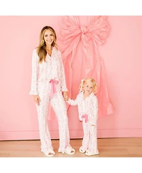 Sweet Wink Little Girls Heart Floral Trellis Valentine's Day Lounge Set