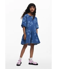 Desigual Girls Girls's Denim dress with flowers