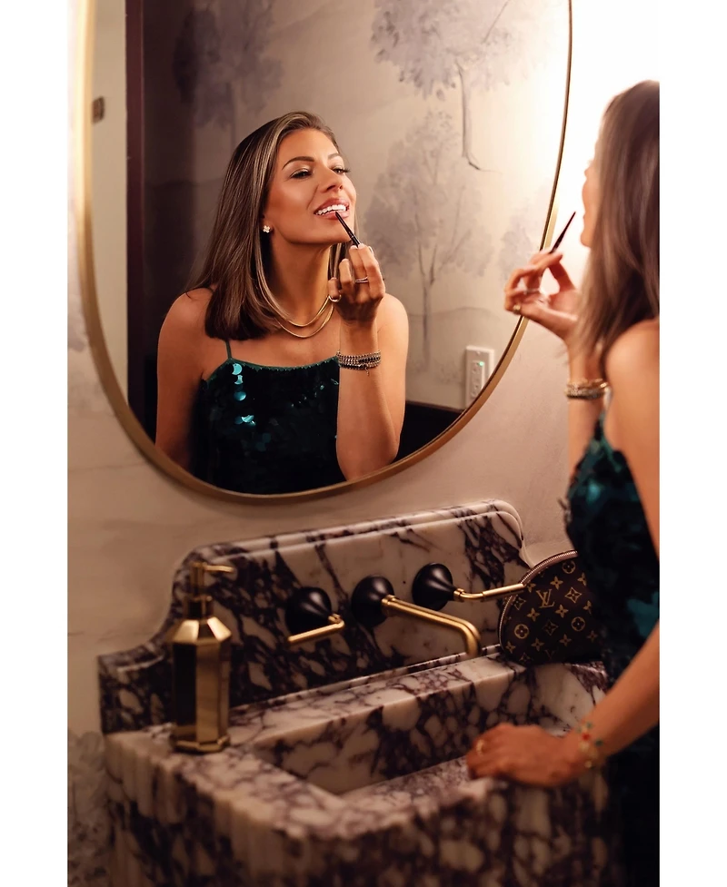 Bowood Lane Gold Plated Studs Covered in Simulated Diamonds