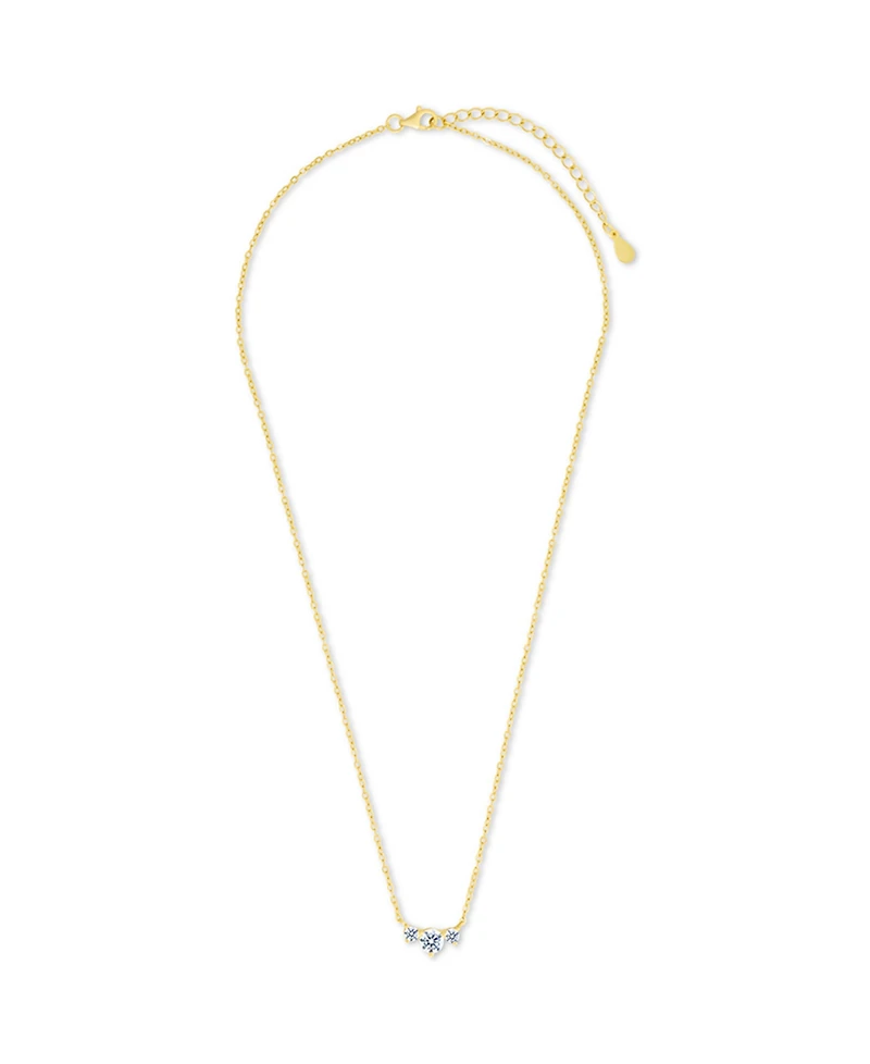 Sterling Forever Robin Cz Necklace