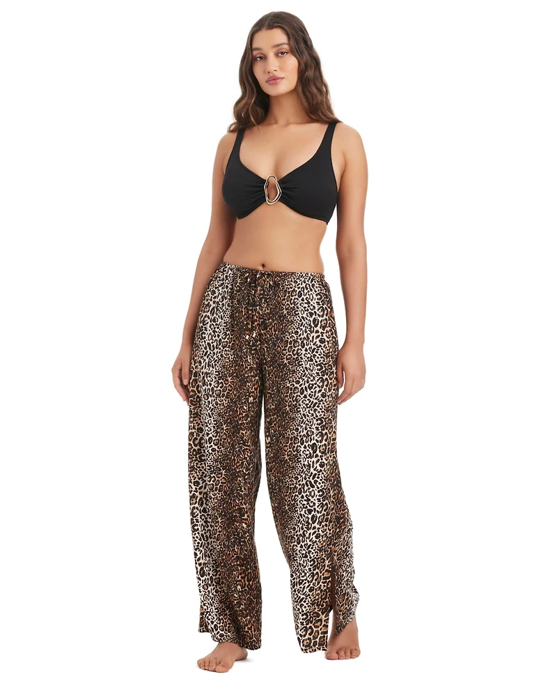 Bar Iii Feline Fine Printed Waist Side Lit Drawstring Pants, Macy's Exclusive