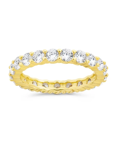 Sterling Forever Gracie Cz Eternity Ring