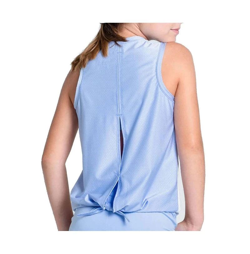 Lucky In Love Girls Lavender Love Tie Back Tennis Tank