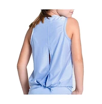 Lucky In Love Girls Lavender Love Tie Back Tennis Tank