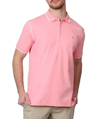 Tailorbyrd Men's Super Soft Interlock Polo with Contrast Details