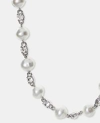 Givenchy Crystal & Imitation Pearl 16" Collar Necklace