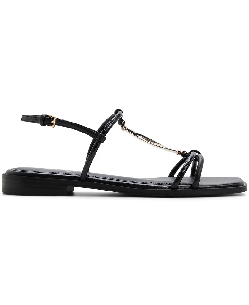 Aldo Women's Ebaeryn Square T-Strap Flat Sandals