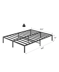 Streamdale Furniture Streamdale Metal Platform Bed frame, Sturdy Metal Frame, No Box Spring Needed(Full)