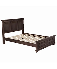 Streamdale Vintage Queen Bed Frame, Rich Brown