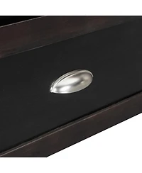 Streamdale Furniture Queen Murphy Bed with Large Drawers and Usb, Brushed Gray