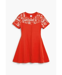 Desigual Girls short sleeves Knit Dress