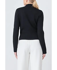 endless rose Women's Zip Down Sweater