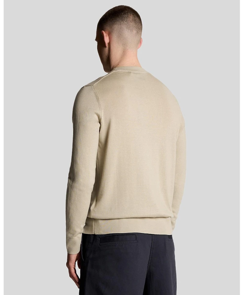 Lyle & Scott Men's Tonal Superfine Crew Neck Sweater