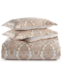 Charter Club Sofia Damask 3-Pc. Duvet Cover Set, King
